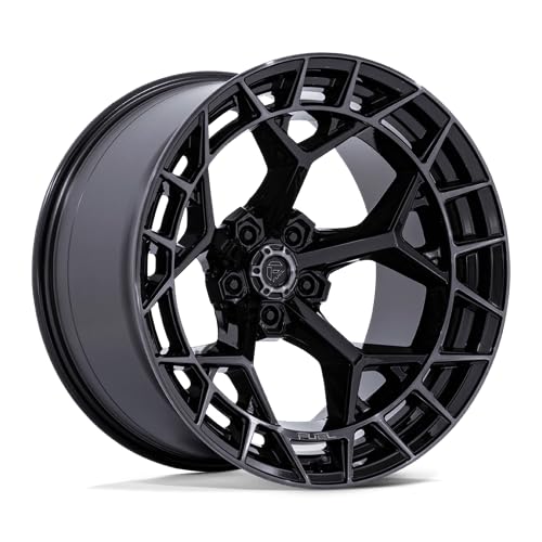FC873 CHARGER FUEL OFF-ROAD 22X12 5X5.0 4.77-44mm GLOSS BLACK BRUSHED FACE DARK TINT - FC873BT22125044N