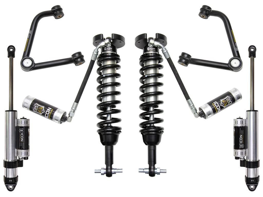 1.5-3.5" Lift, ICON Stage 4 Suspension System, Tubular UCA, Compatible with 2019-2023 GM 1500, K73064T