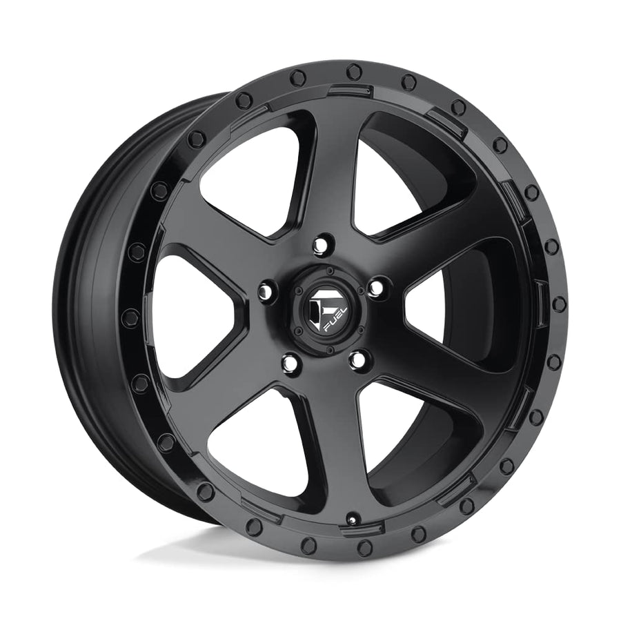 D589 1PC Fuel 18X9 6X5.5 MT-BLK-GBL 01MM - D58918908350