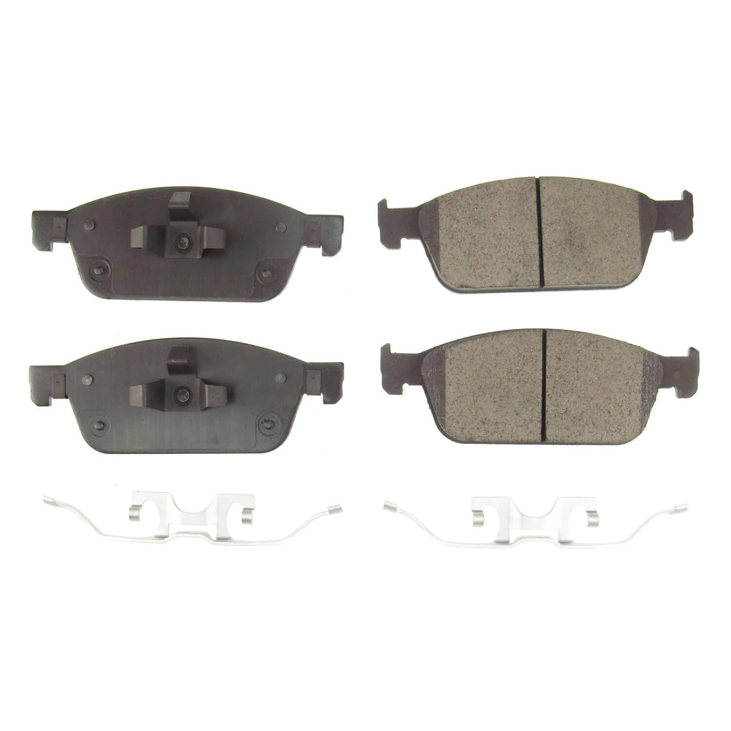 Front Brake Kit Power Stop For Ford Escape 2017-19 | Lincoln MKC 2017-19 - Ceramic Brake Pads With Installation Hardware, 17-1978