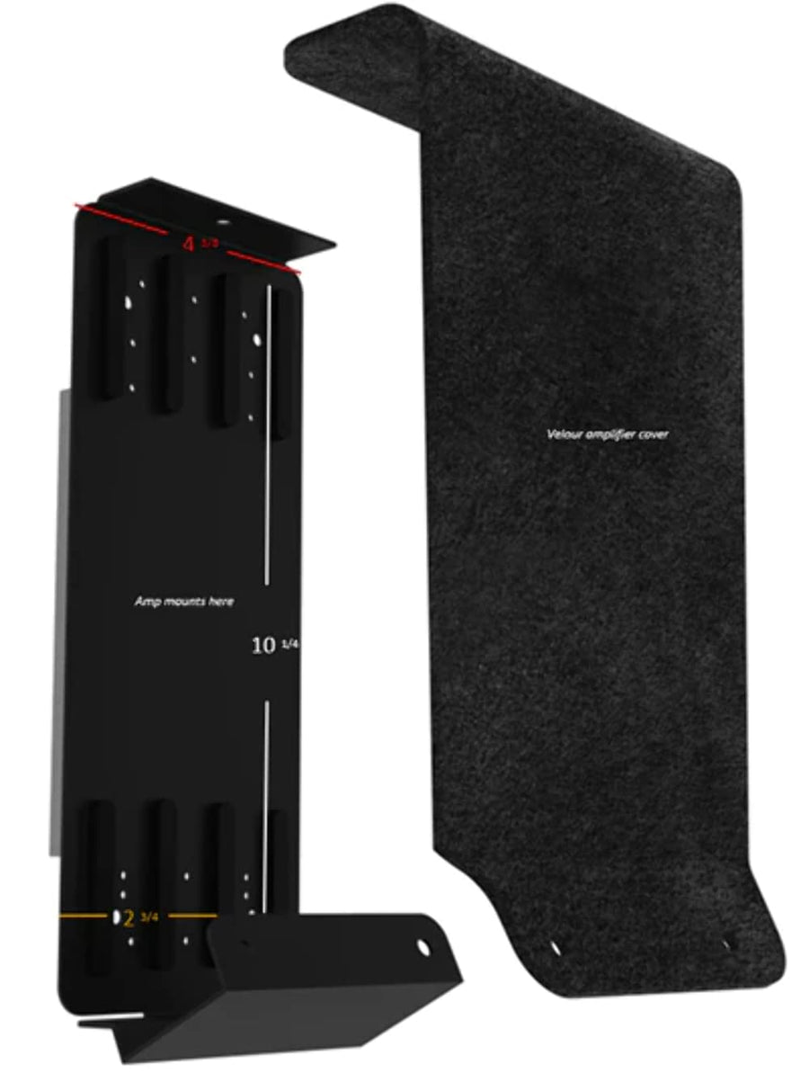 Amplifier Mounting Bracket Saddle Tramp Harley-Davidson Touring Models, Amplifier Mounting Brackets (BC-AMP01)