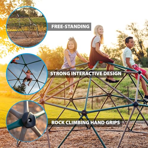 Geometric Dome Climber Lifetime Play Center, Earthtone