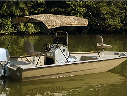 3 Bow Bimini Top Carver Covers C5463UBBSG W/Boot Camo 5463 Ups Top Made by Carver Covers