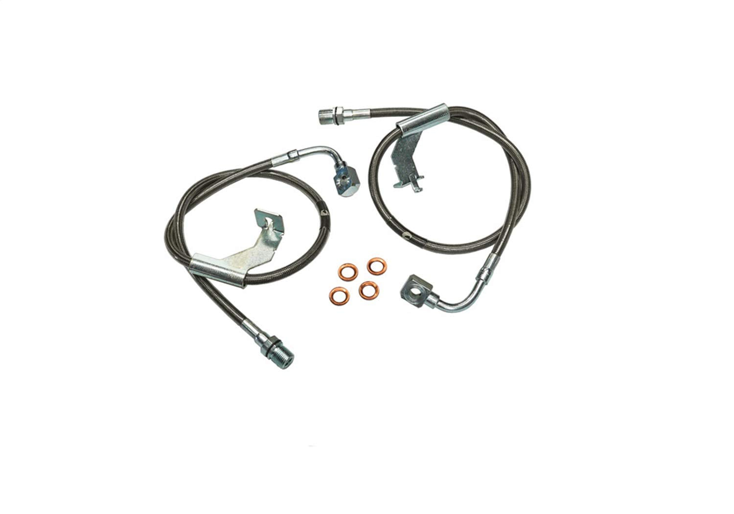 SUPERLIFT SUSPENSION RealTruck Brake Hose Kit for Suburban/Blazer/GM Pickup | Front Bullet Proof Pair of Brake Hoses | 91365 | Fits 1987 GM Pickup; 1987-1991 Blazer/Suburban with 8-12" Lift Kit
