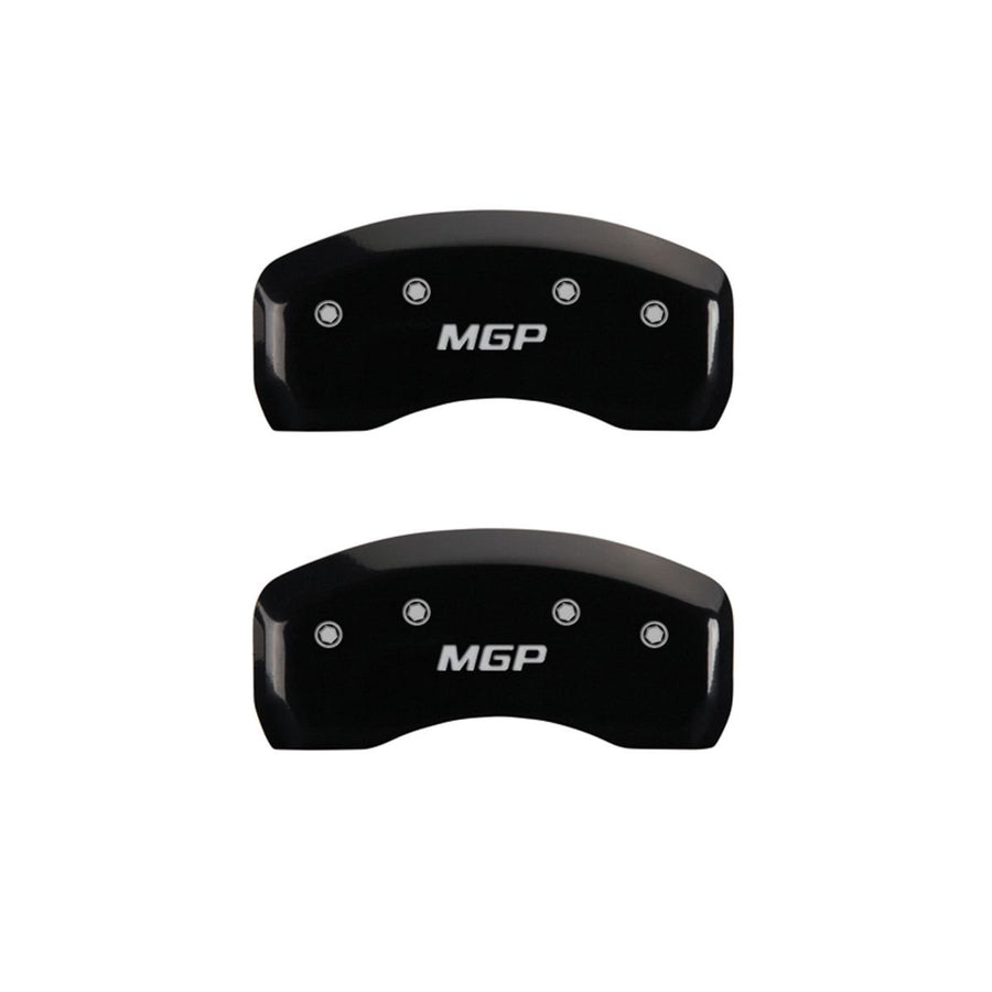 Caliper Covers-Gloss Black MGP 16113SMGPBK, Front and Rear: MGP Logo