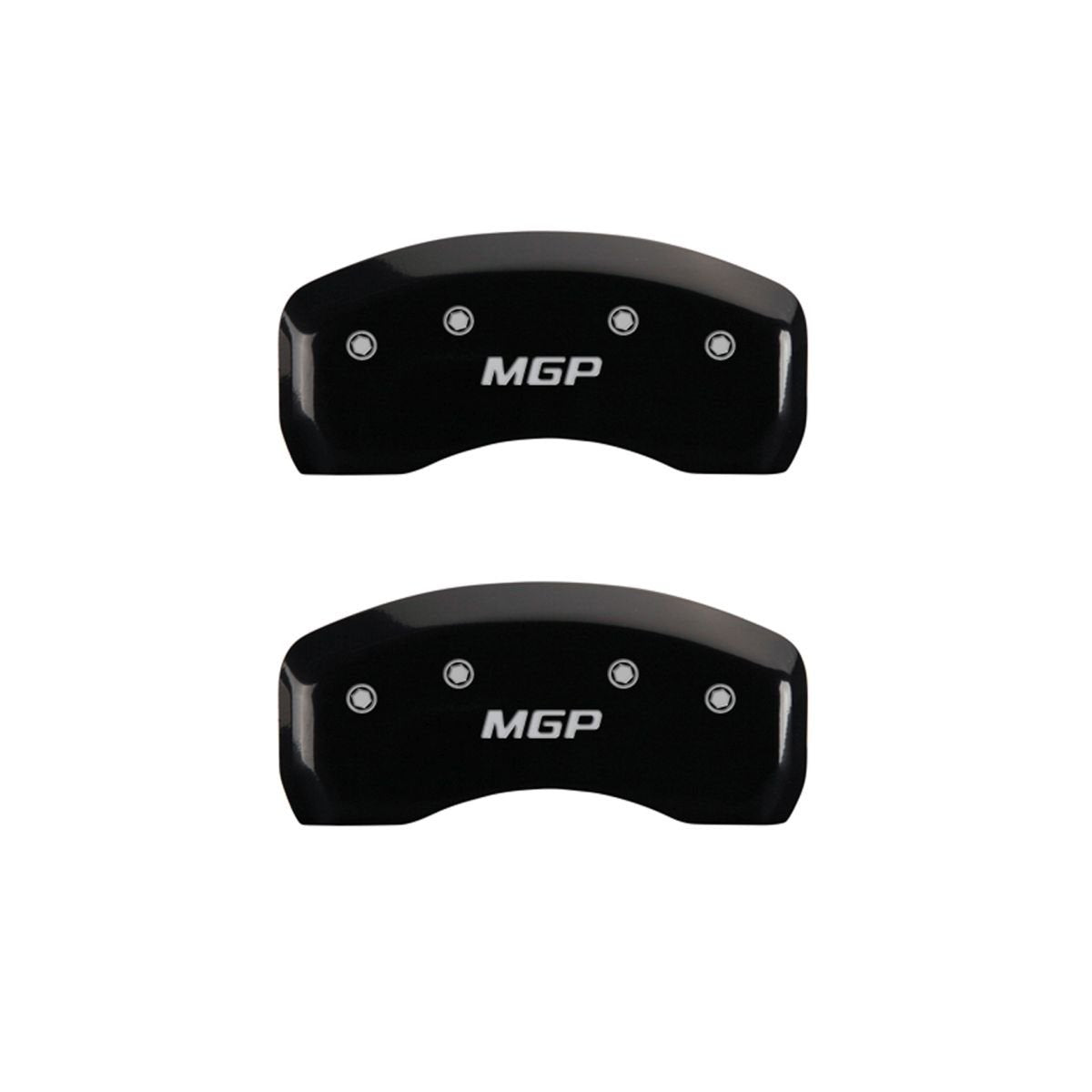 Caliper Covers-Gloss Black MGP 38021SMGPBK, Front and Rear: MGP Logo