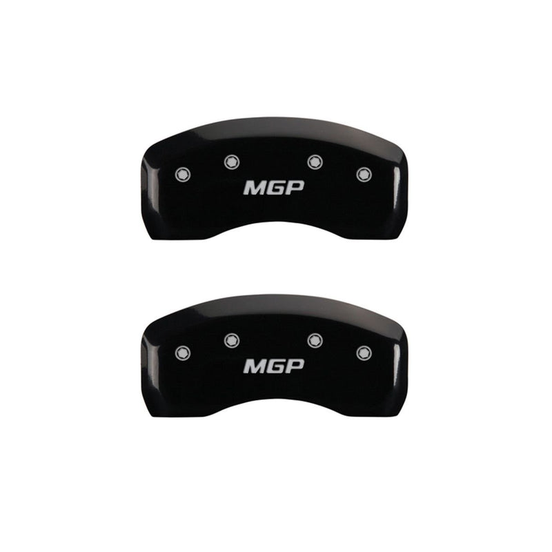 Caliper Covers-Gloss Black MGP 38021SMGPBK, Front and Rear: MGP Logo