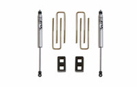 Part# 906820F MaxTrac SUSPENSION'S is A Rear Box KIT Including 2" Lift Blocks, U-Bolts & A Pair of Fox 2.0 Performance SERIRES Rear Shocks