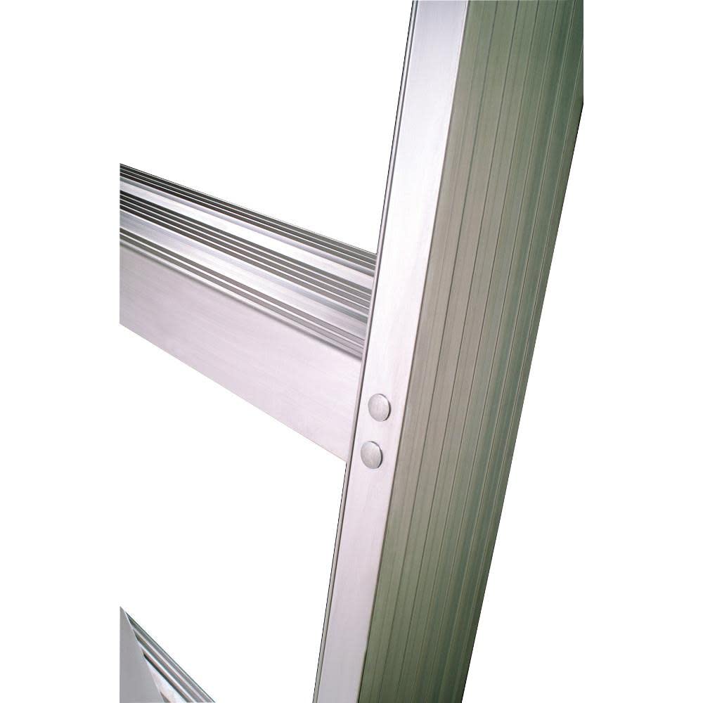 Twin Platform Ladder, Werner (PT374-4C) Aluminum