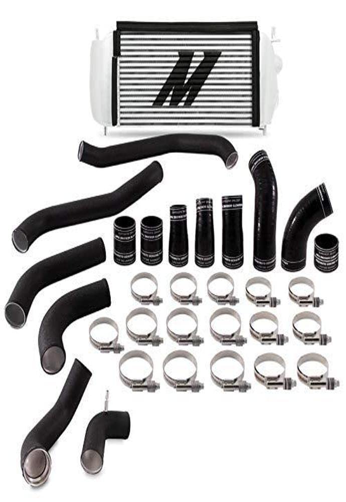 Mishimoto Intercooler Kit MMINT-F35T-17KBSL Fits Ford F-150 Raptor 2017+ Silver Cooler, Black Pipe