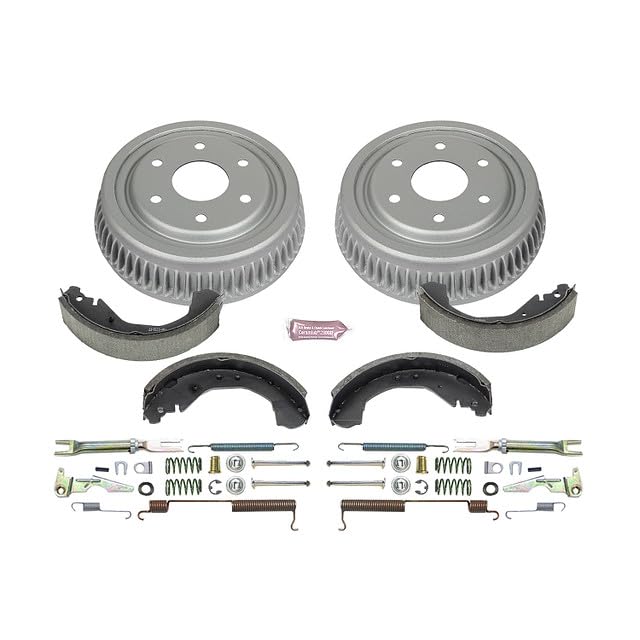 Power Stop KOE15329DK Rear Replacement Brake Kit-OE Brake Drums & Ceramic Brake Pads Autospecialty