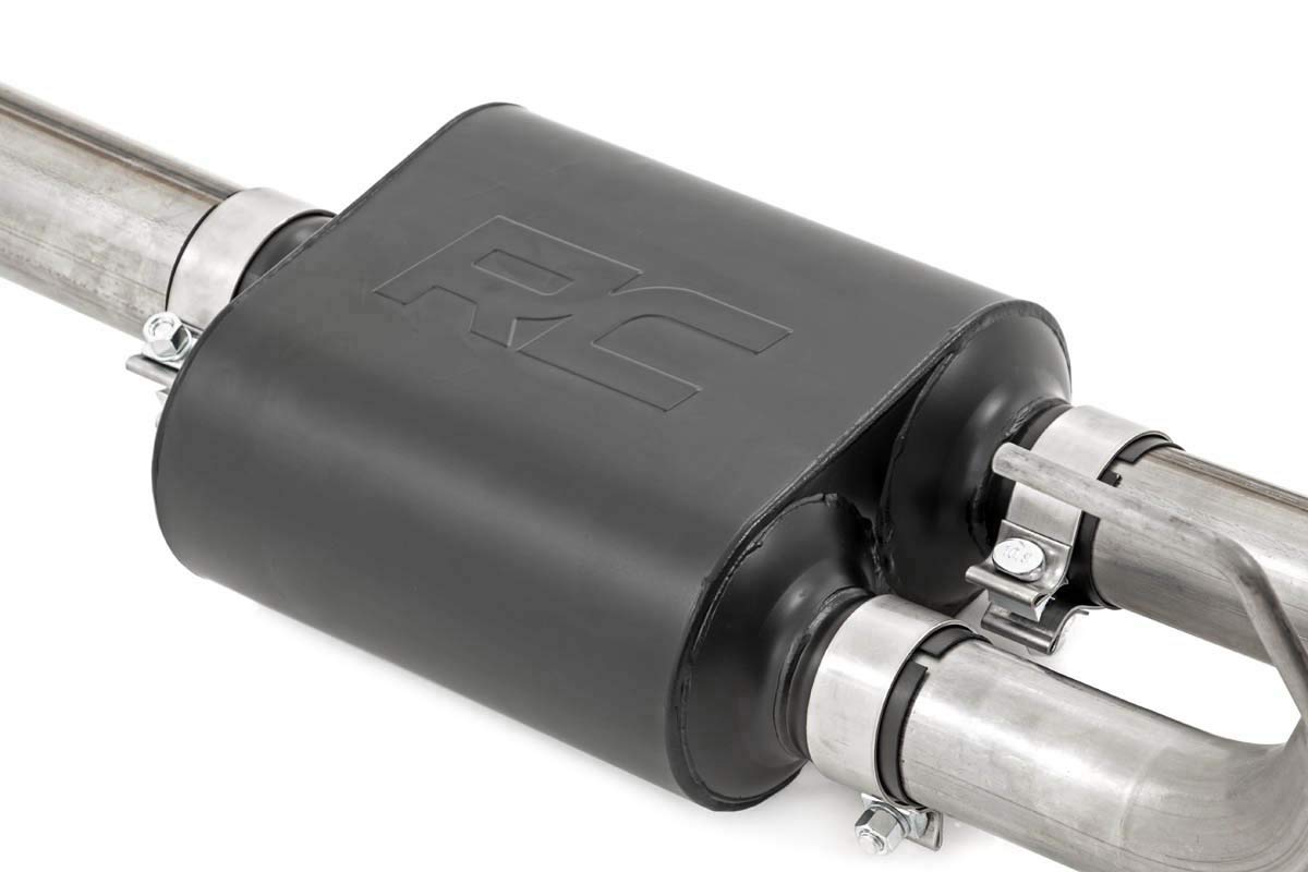 Dual Rough Country Cat-Back Exhaust for 2009-2014 F-150 2WD/4WD | V8-96010