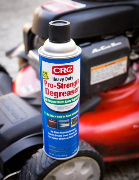 CRC 05482 Pro-Strength Heavy Duty Degreaser, All-Purpose Water-Based Degreaser, Odorless, Safe on Paint and Plastic, 15oz, [1 Pack]