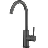 Dura Faucet Gooseneck Streamline RV Kitchen Faucet - Matte Black