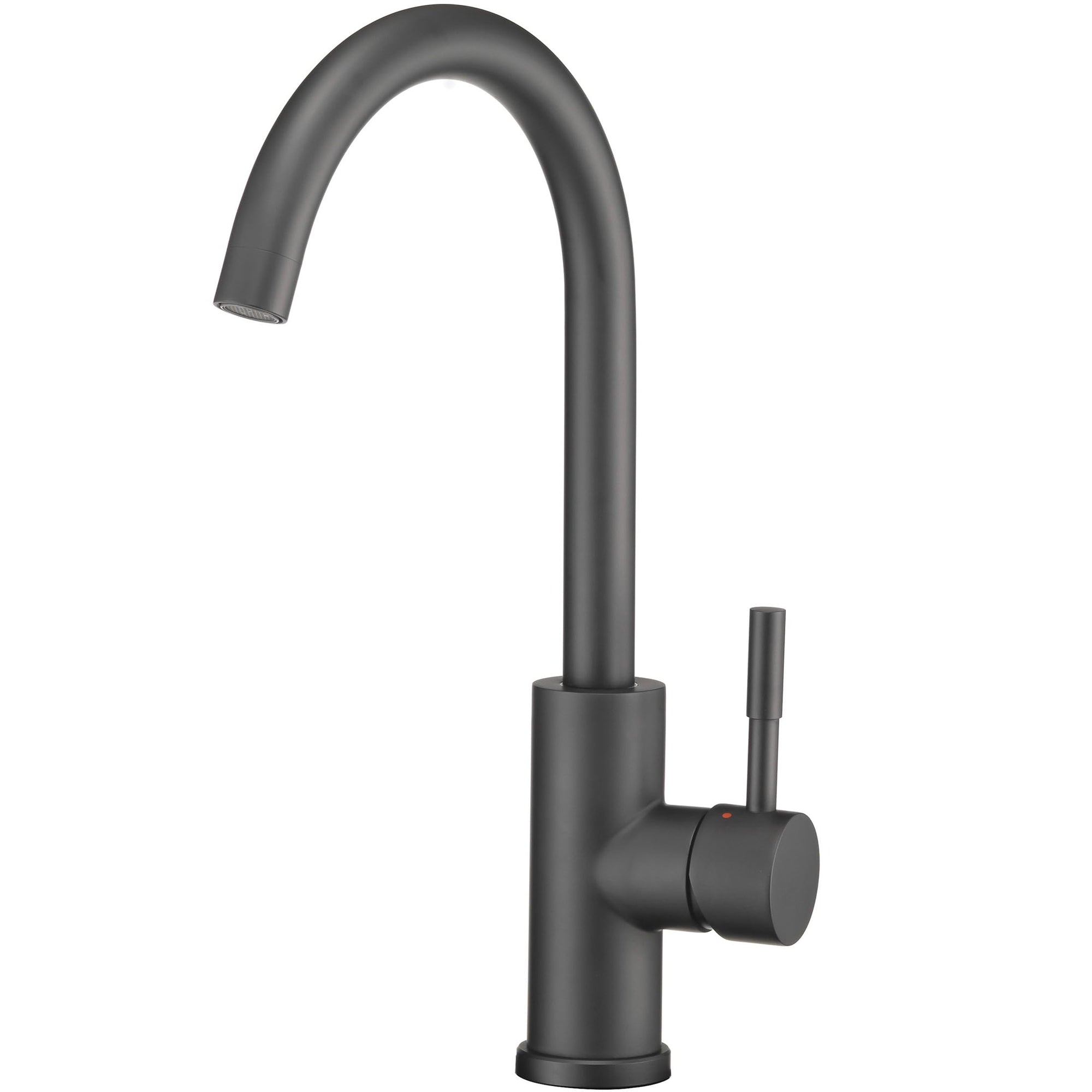 Dura Faucet Gooseneck Streamline RV Kitchen Faucet - Matte Black