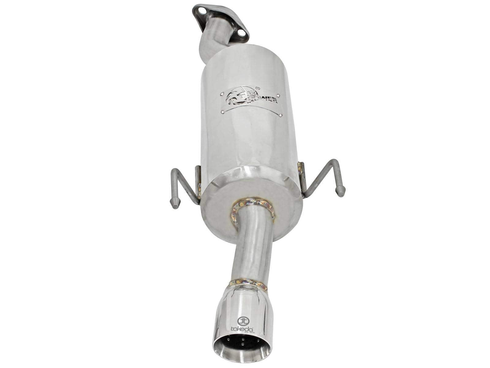 304 Stainless Steel aFe Axle-Back Exhaust System with Polished Tip for Honda Fit L4-1.5L Engine