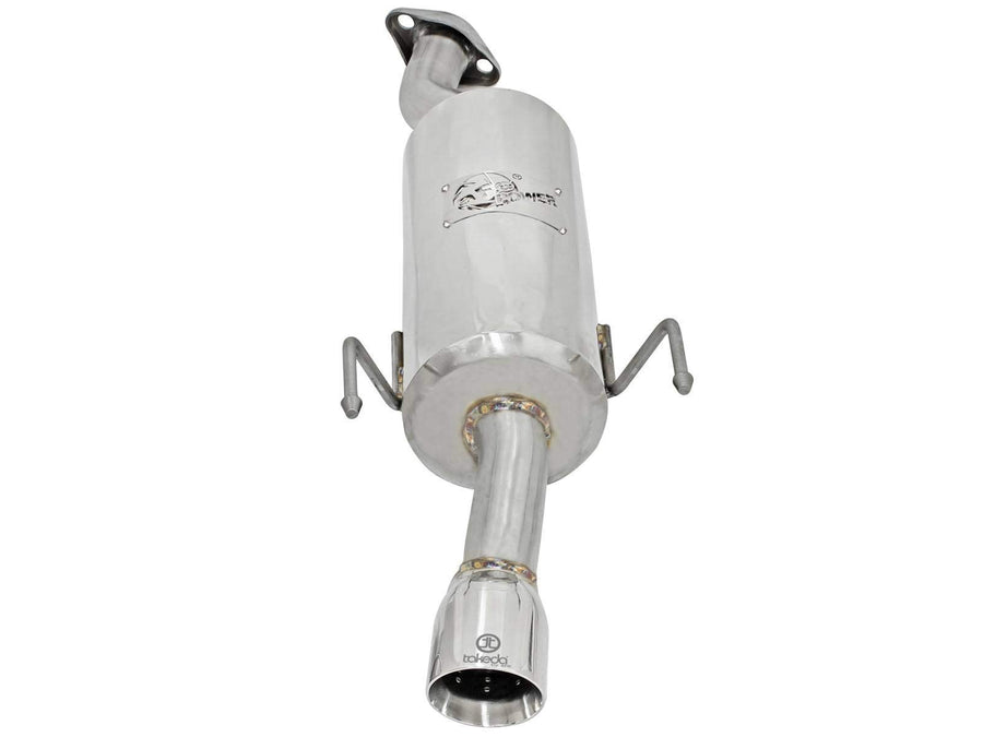 304 Stainless Steel aFe Axle-Back Exhaust System with Polished Tip for Honda Fit L4-1.5L Engine