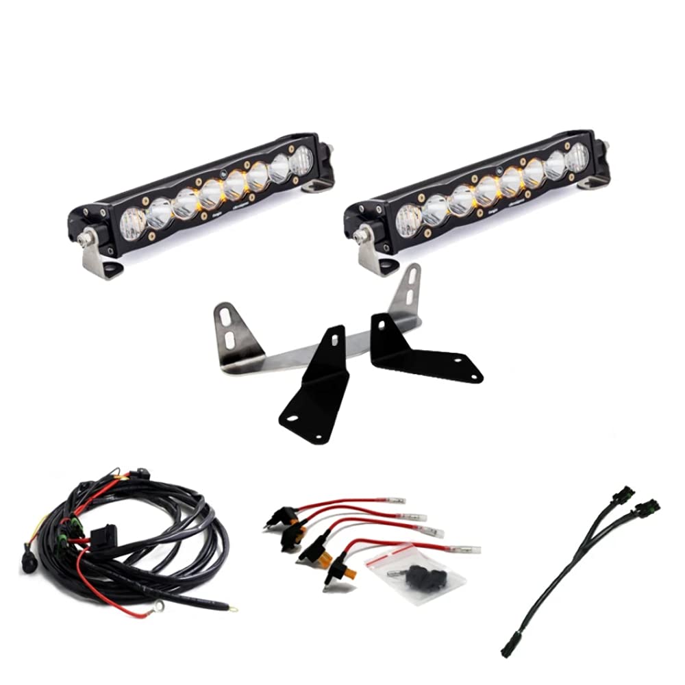 Baja Designs 10in S8 Grille kit-18-c f-150driving/comboclear
