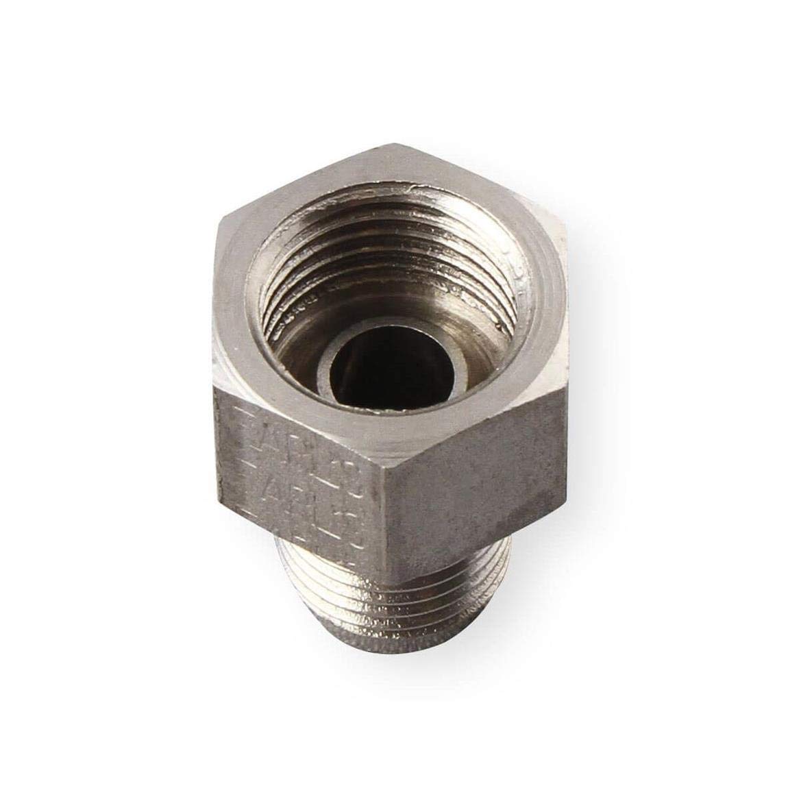 Hardline Earl's Adapter, 7/16"-24 Inverted Flare Male to 1/2"-20 Inverted Flare Female for 1/4"