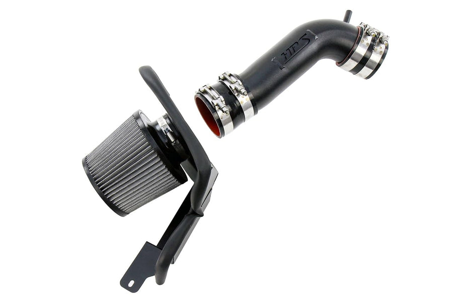 HPS Performance Air Intake Kit Black with Heat Shield Compatible for 1993-1996 Toyota Supra 3.0L Non 2JZGE, 827-715WB