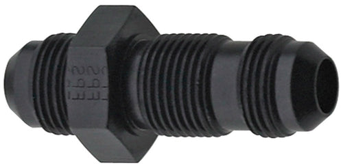 Size (-12) Black Fragola 483212-BL Straight Bulkhead Fitting