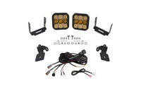Diode Dynamics A-Pillar Pod Kit Stage Series compatible with Polaris RZR Pro 2020-2023, SS5 Pro Yellow Combo