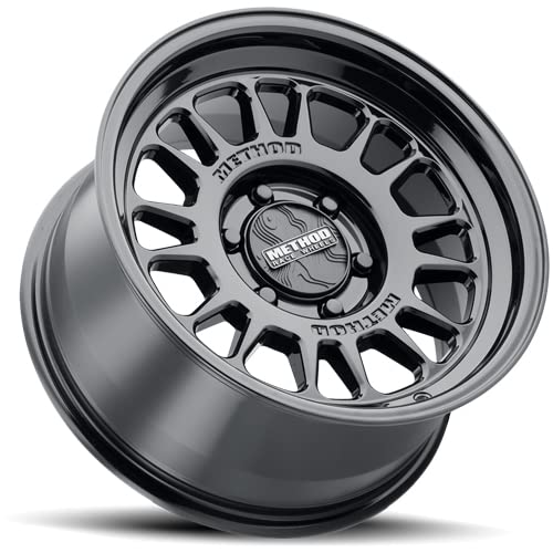 Black Method Race Wheels MR318 Wheel with Gloss (17 x 8.5 inches /6 x 5 mm, 25 mm Offset)