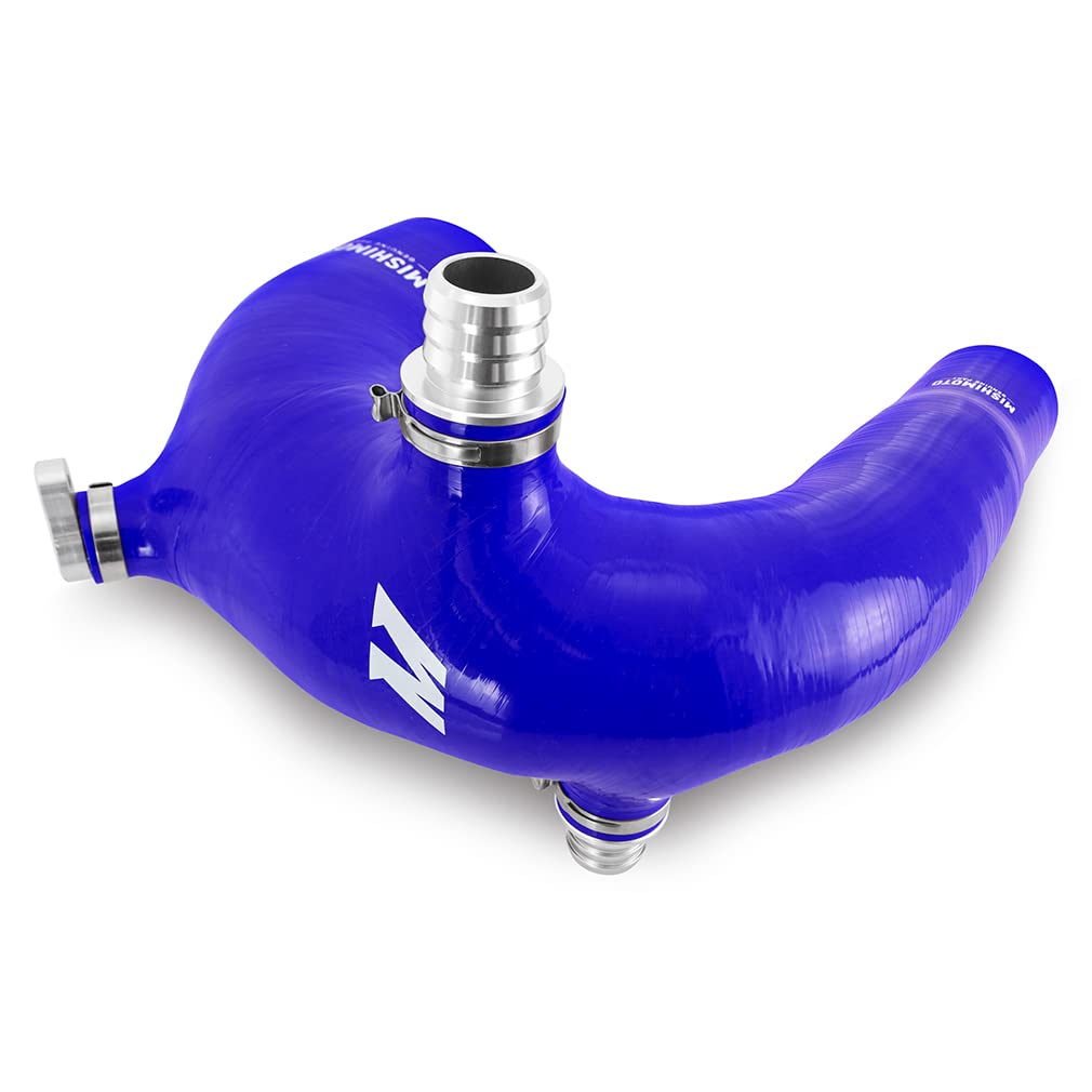 Mishimoto Intake J-Tube Silicone Compatible With Polaris RZR XP Turbo 2016+, Blue