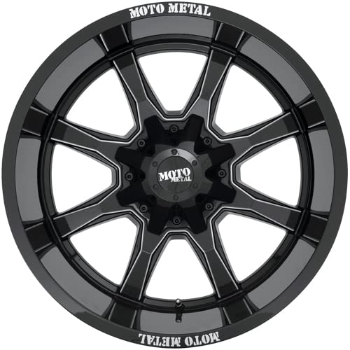 MO970 Moto Metal 16X8 6X135/5.5 G-BLK MILL SPK 00MM - MO970680673B00