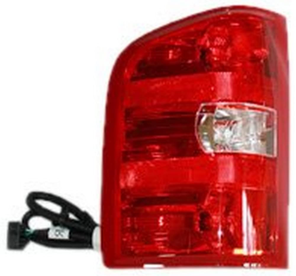 Left TYC Tail Light Assembly Compatible with 2007-2014 Chevrolet Silverado