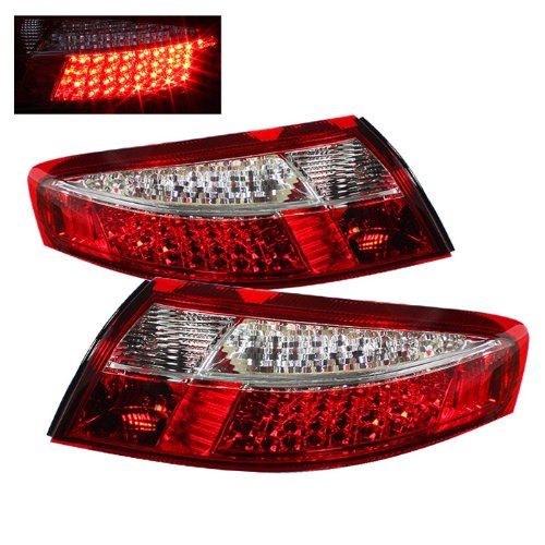 Porsche 996 Spyder Auto ALT-ON-P99699-LED-RC Red/Clear LED Tail Light
