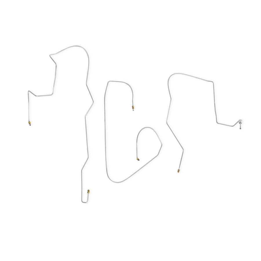DBBL59T Brothers Trucks Front Disc Brake Conversion Brake Lines - Firewall Mount - Power - Steel