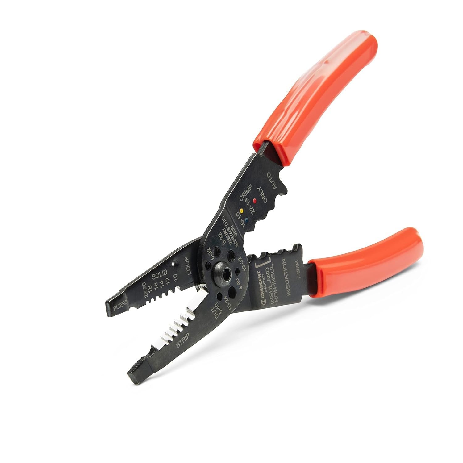 Crescent 8WSCCDG Wire Stripper Crimper Cutter Dipped - 8"