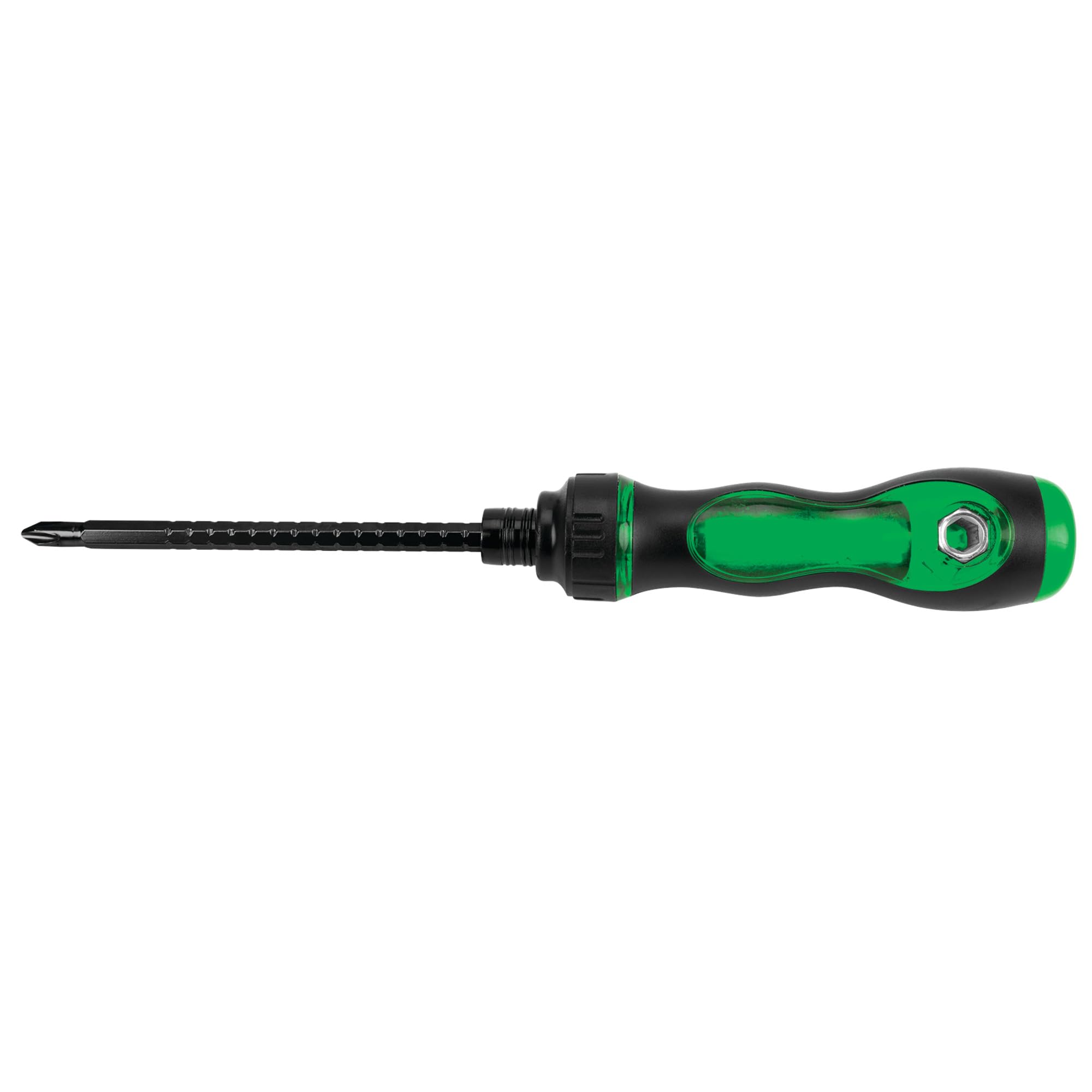 W80037 Performance Tool 2-in-1 Ratcheting Screwdriver - Compact and Versatile Tool for Efficient Screwdriving Jobs