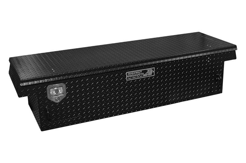 3222-002-bk62 Highway Products 70x16x27 Single Lid Tool Box With Black Diamond Plate Base/lid