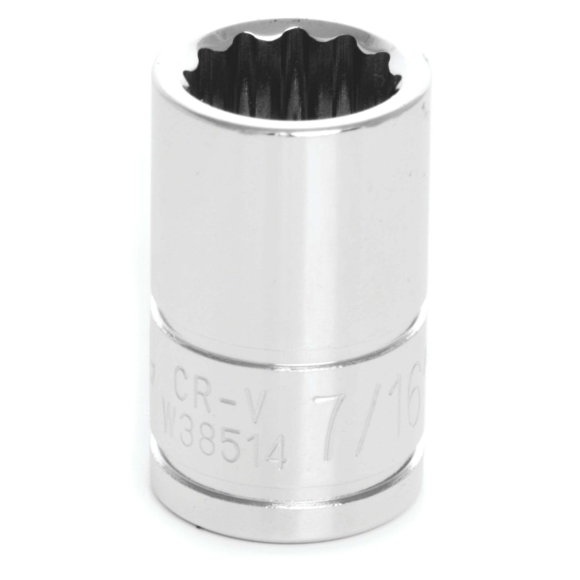 W38514 Performance Tool 3/8-Inch Drive 12-Point Socket, 7/16