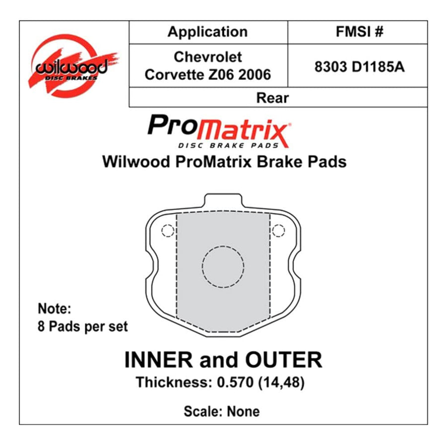 Promatrix Pad Set, D1185A (8 Pads)
