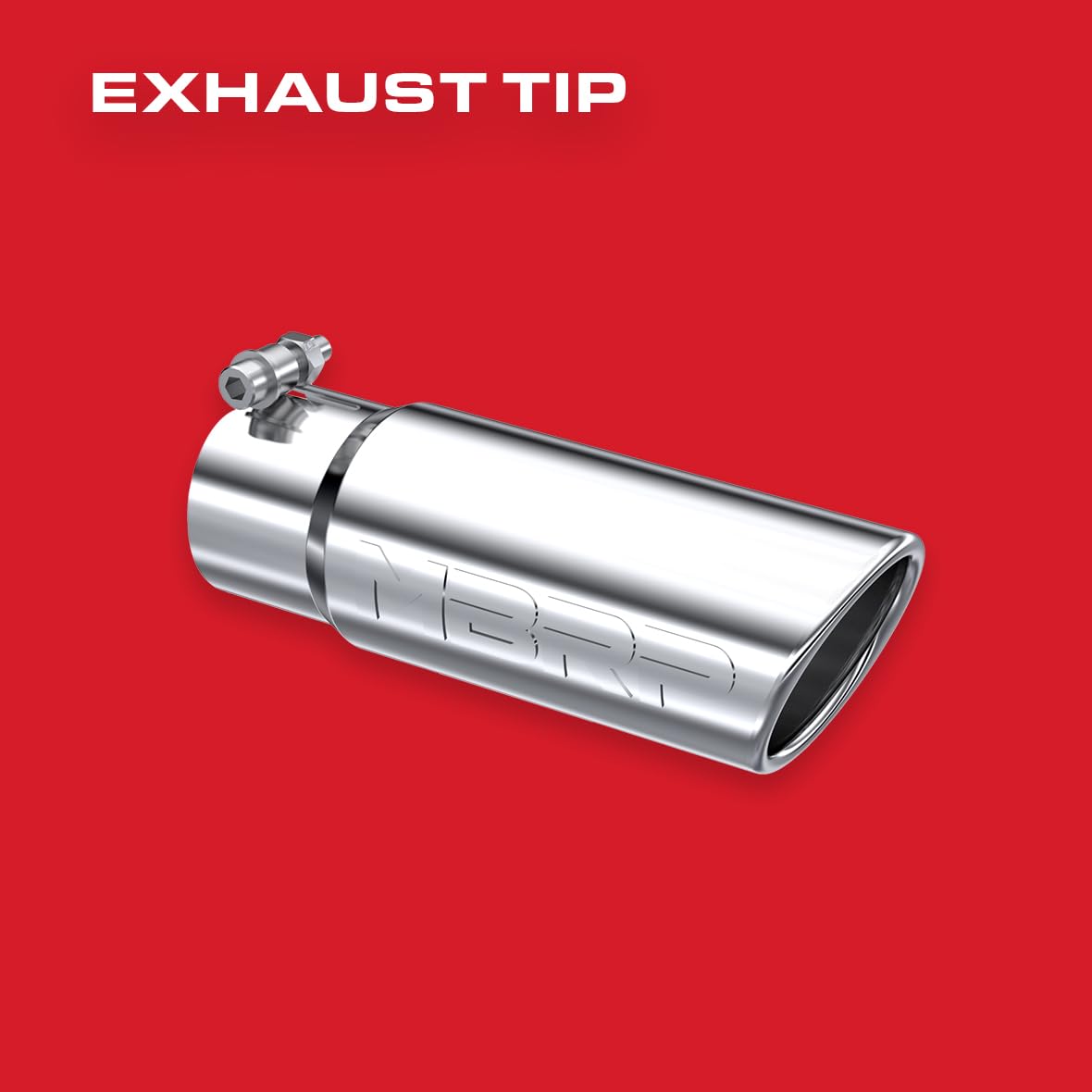 3 1/2" O.D. Angled Rolled Exhaust Tip MBRP (T304)