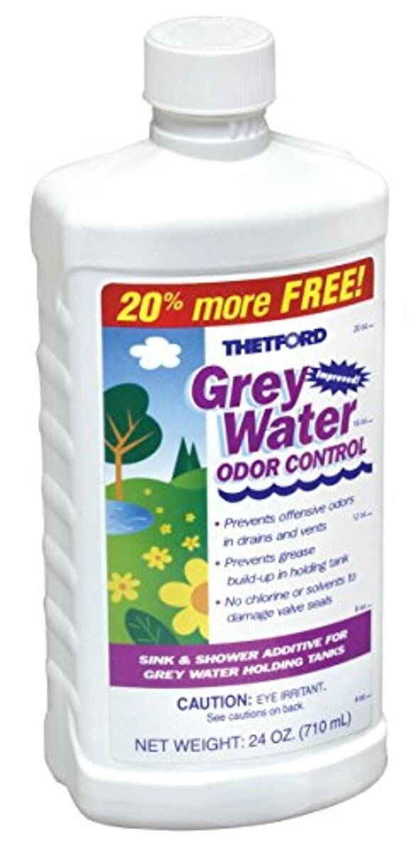 Grey Water Odor Control - 24 oz RV Grey Water Tank Treatment - Thetford 15842