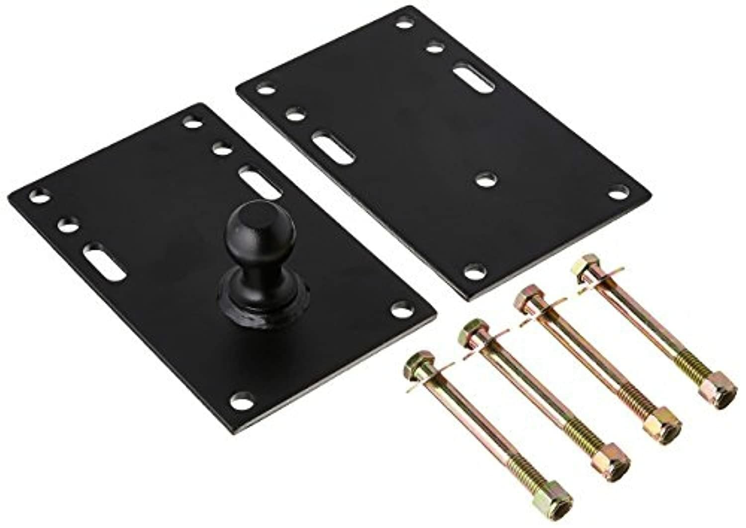 Weight Distribution Hitch Husky Towing 38964 Sway Control Ball Clamp-On No-Drill Fits Frames Up to 6 Inch, 1-1/4 Inch Ball Diameter Black Powder Coated Steel