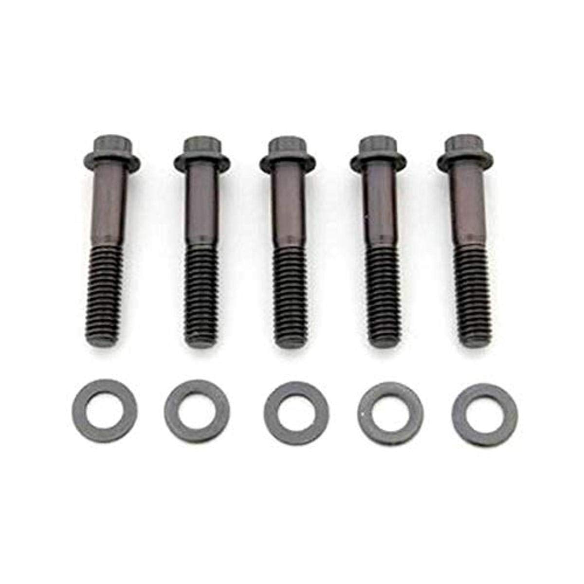 ARP 655-5000 5.000" UHL Black Oxide 7/16-14" RH Thread Bolt with 1/2" Socket and Washer, (Set of 5)