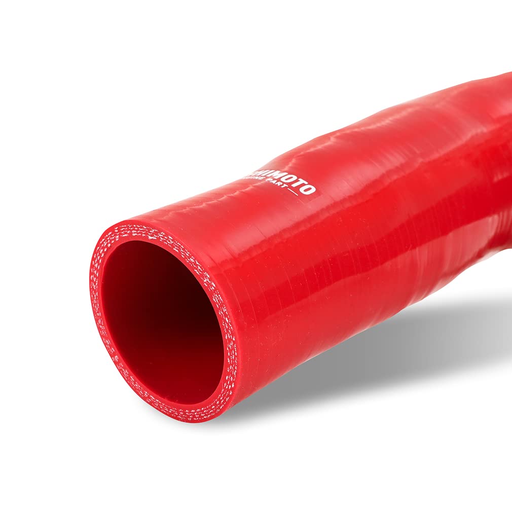 Mishimoto J-Tube Silicone Intake Compatible With Polaris RZR XP Turbo 2016+, Red