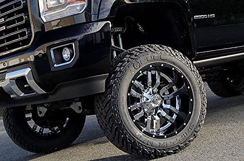D270 Fuel Sledge 20x10 8x180 -18mm Chrome Wheel Rim