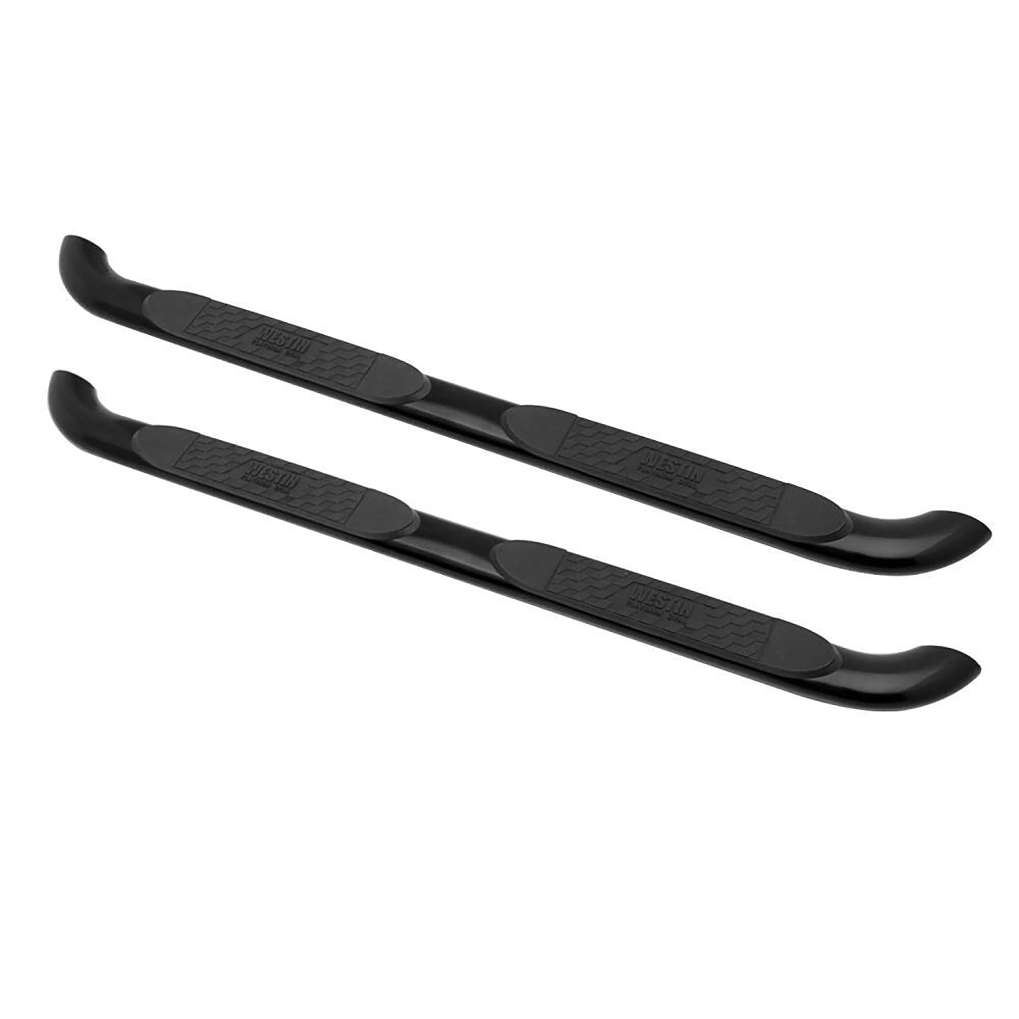 Platinum 4 Westin 21-2775 Oval Nerf Bars fits 2005-2023 Tacoma Double Cab Black Pair
