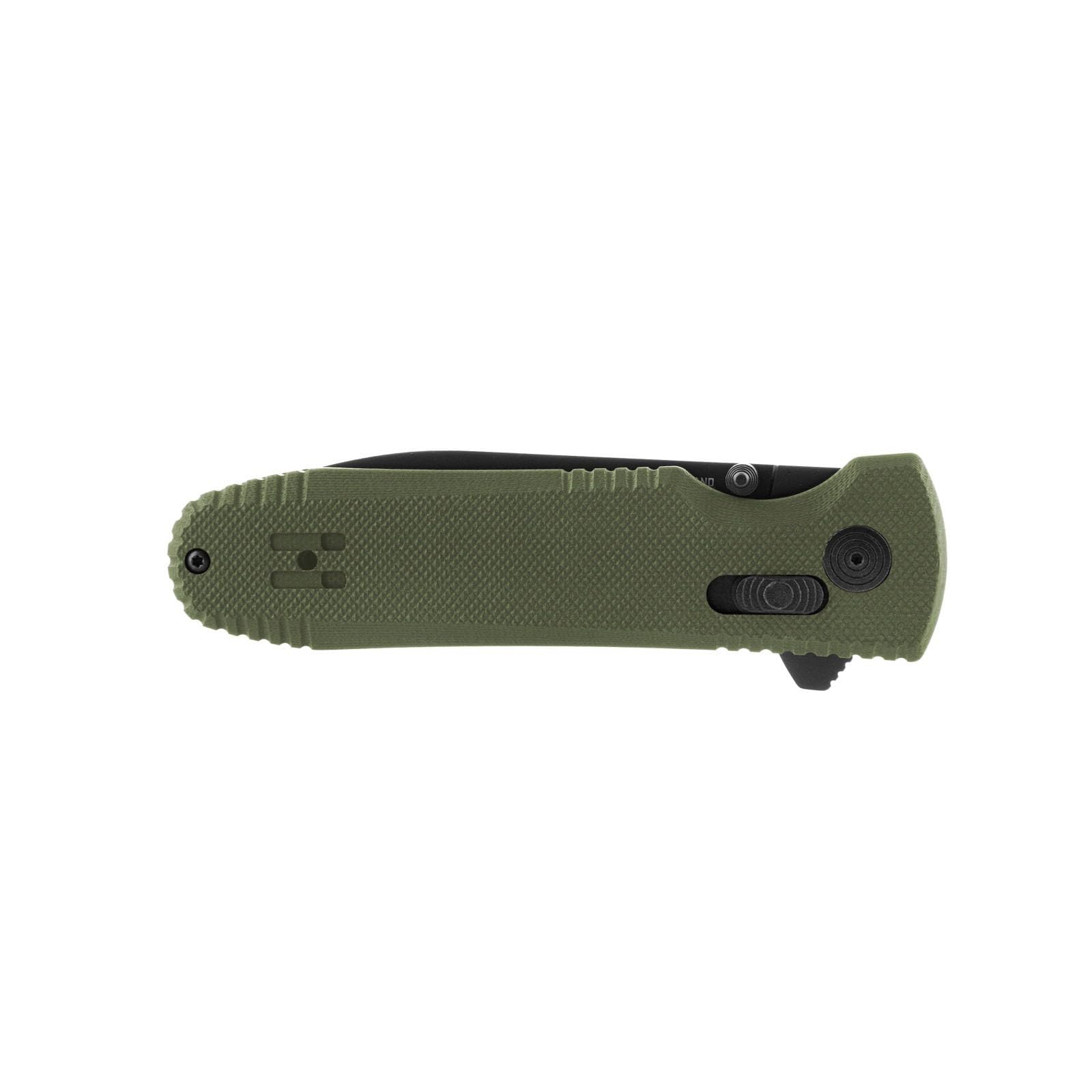 SOG Pentagon XR Quick-Opening Ambidextrous Sharp Pocket Folding Knives with Ultra-Grip G10 handle | CTS XHP Steel, XR Lock, OD Green