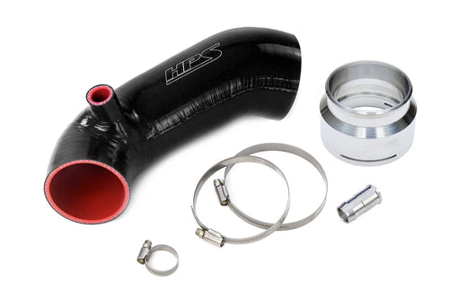 HPS Silicone Black Air Intake Hose Kit Compatible for 2020-2024 Toyota Supra 2019-2024 BMW Z4 M40i 3.0L Turbo, 57-1851-BLK