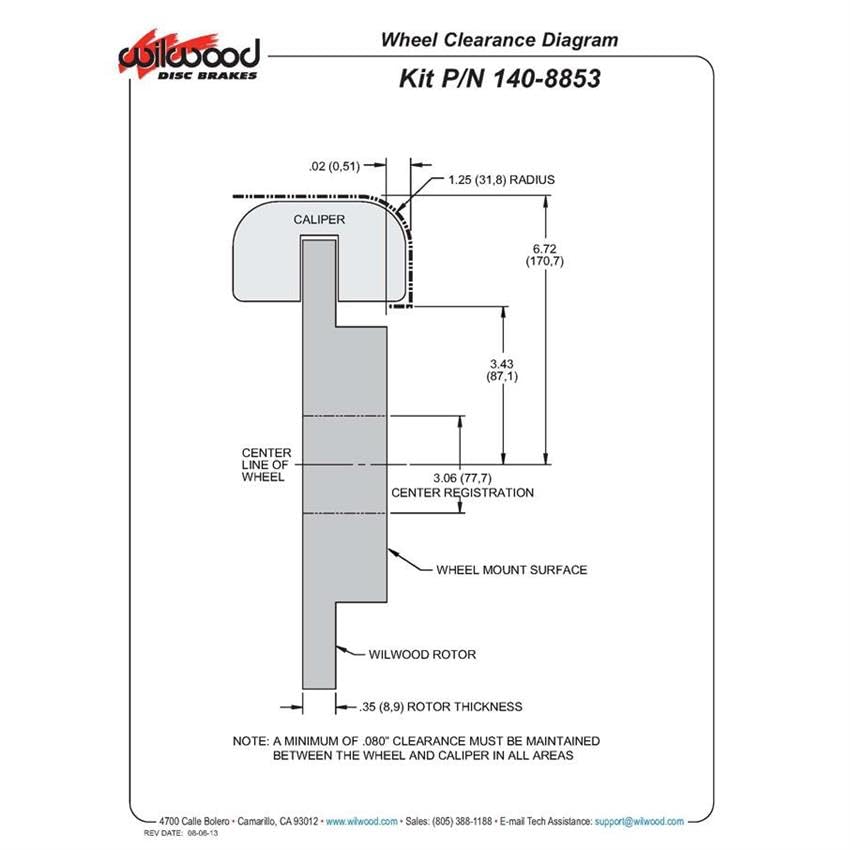 Brake Kit Wilwood 140-8853-D