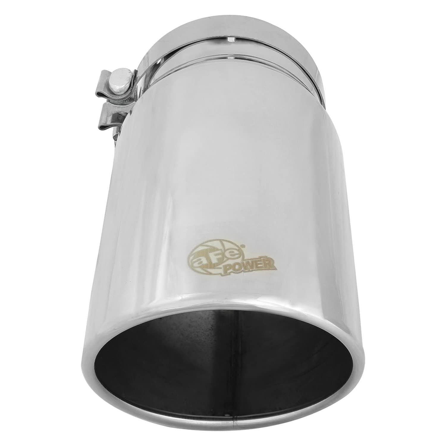 MACH Force-XP aFe Power 5" Inlet x 6" Outlet x 12" Length Polished Stainless Steel Bolt-On Tip