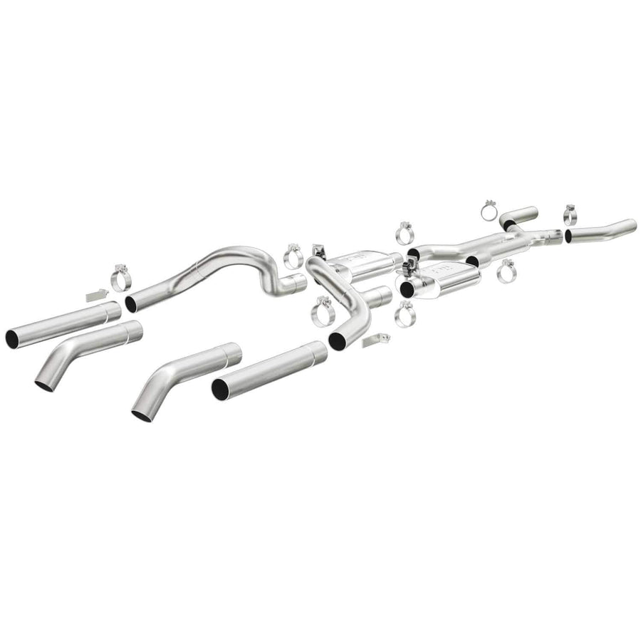 Performance MagnaFlow Exhaust System 15819: Crossmember-Back, Street Series, Compatible with 1967-1970 Ford Mustang