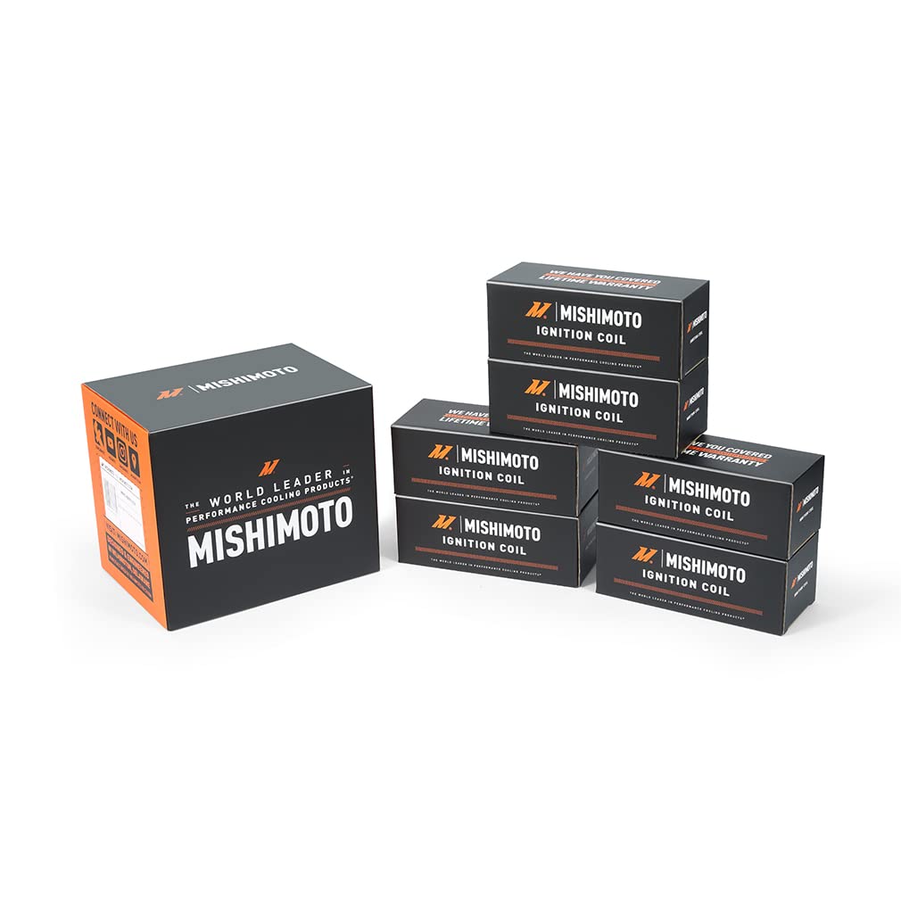 Mishimoto Compatible Ignition Coil With BMW M54, N20, N52, N54, N55, N62, S54, S62 2002+, Set of 6